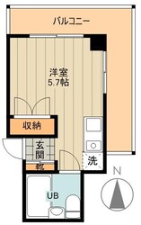 第２６クリスタルマンションの物件間取画像